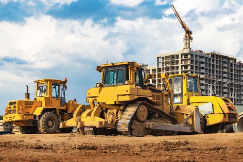 Gros véhicules de chantier